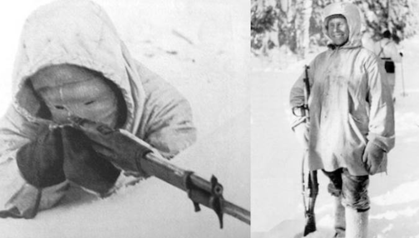 “I’ll go with The White Death. Finnish sniper Simo Häyhä who fought the Soviets in the Winter War. 505 sniper kills without using a scope.”